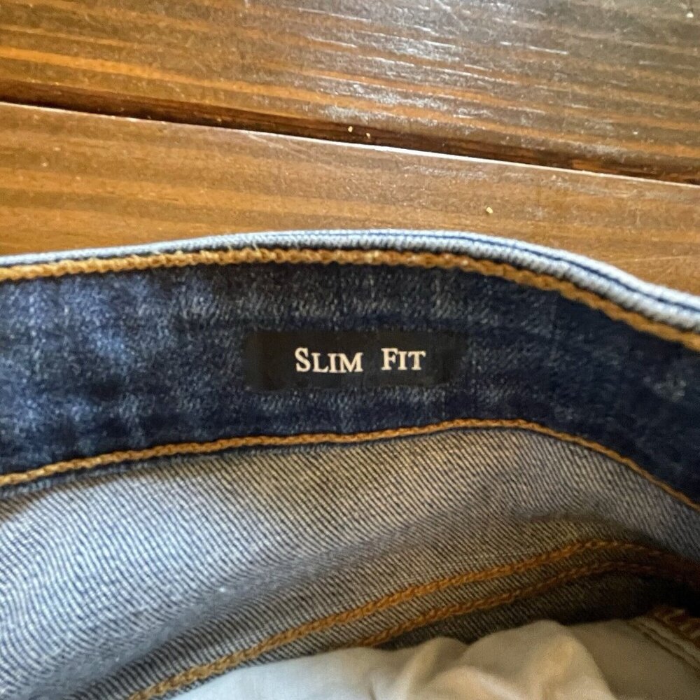 Judy Blue Slim Fit Jeans 0/24 Distressed Medium Wash Mid Rise Stretch Denim - Picture 11 of 13